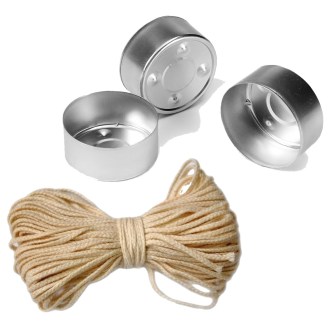Wicks and accessories for candles
