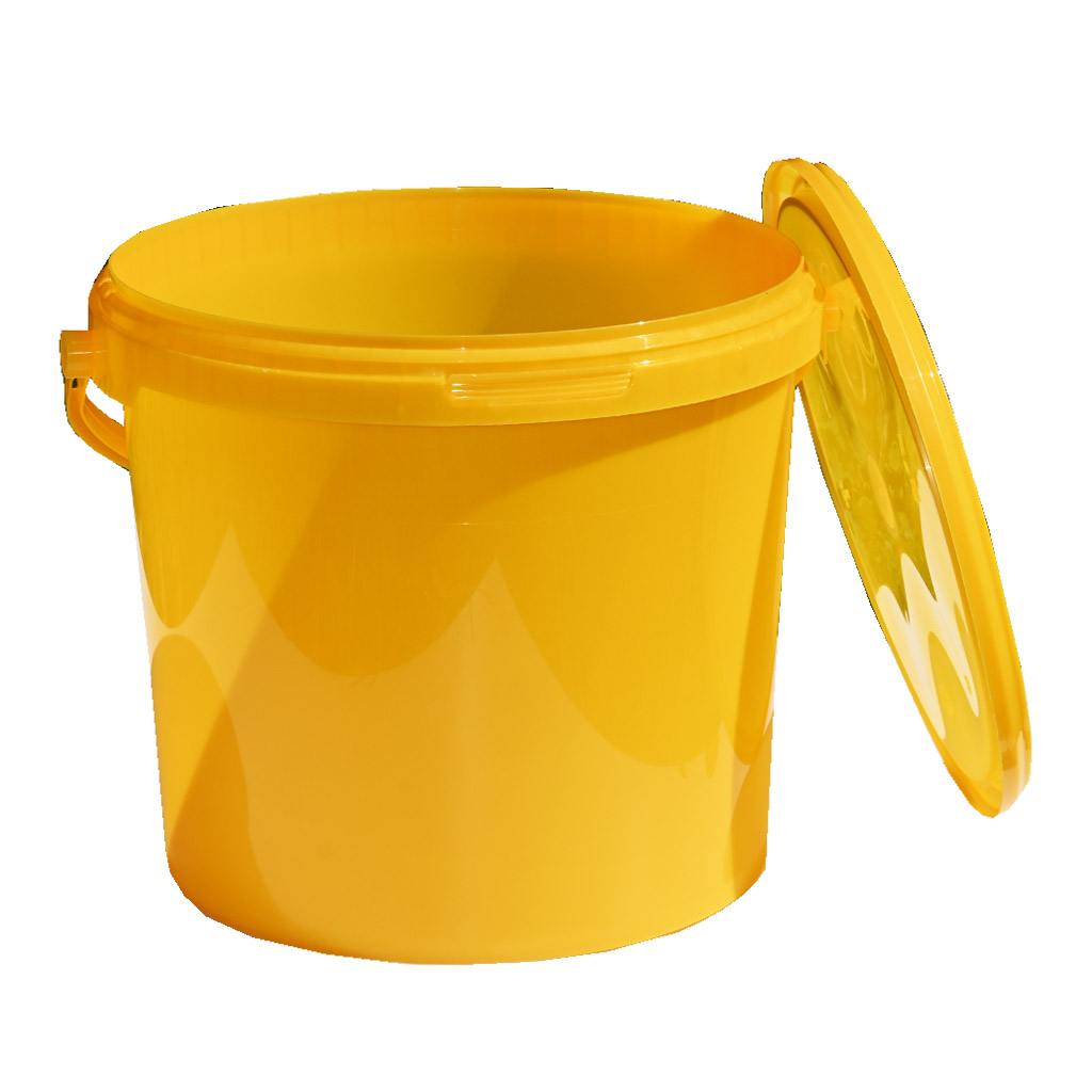 Plastic honey container 7 kg yellow