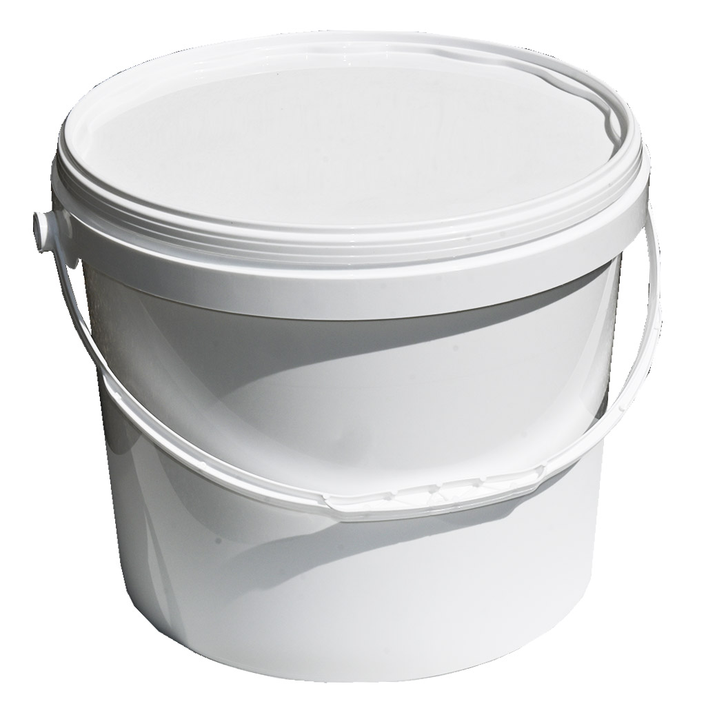 Plastic honey container 21 kg white