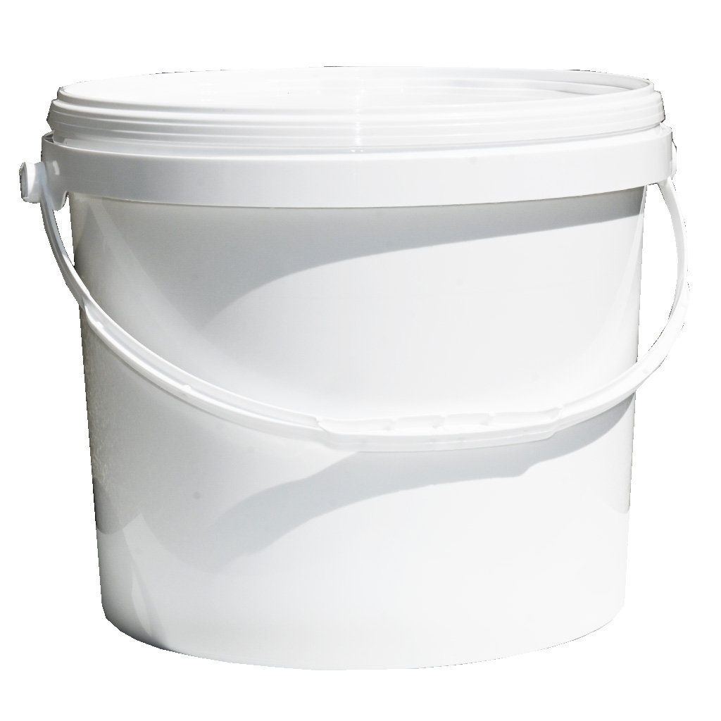 Plastic honey container 21 kg white