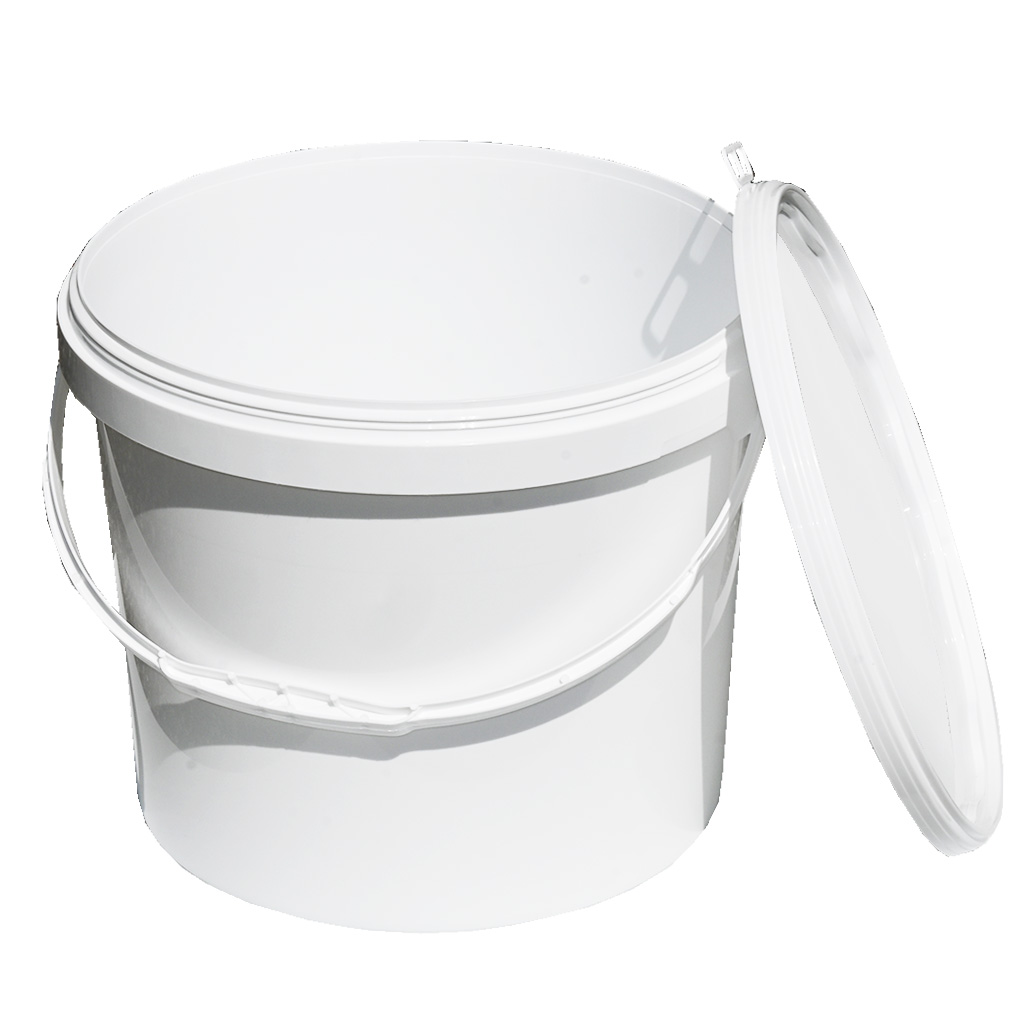 Plastic honey container 21 kg white