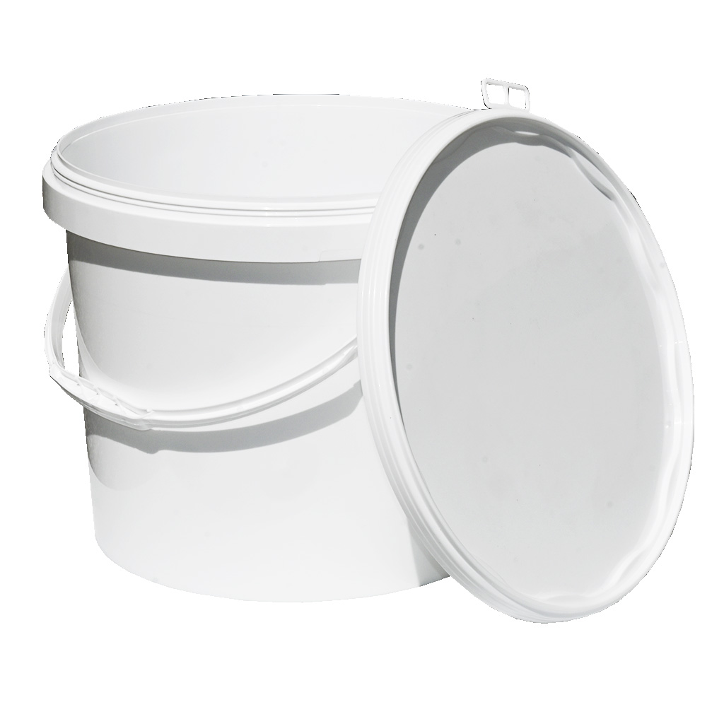 Plastic honey container 21 kg white