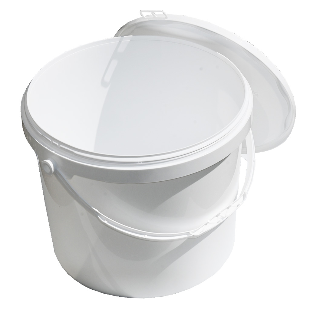 Plastic honey container 21 kg white