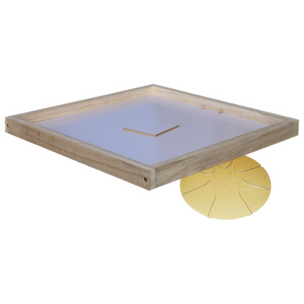 Dadant Blatt 12 R - bee escape in wooden frame