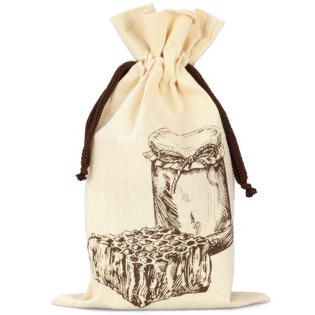 Gift bag for glass of honey - Honey