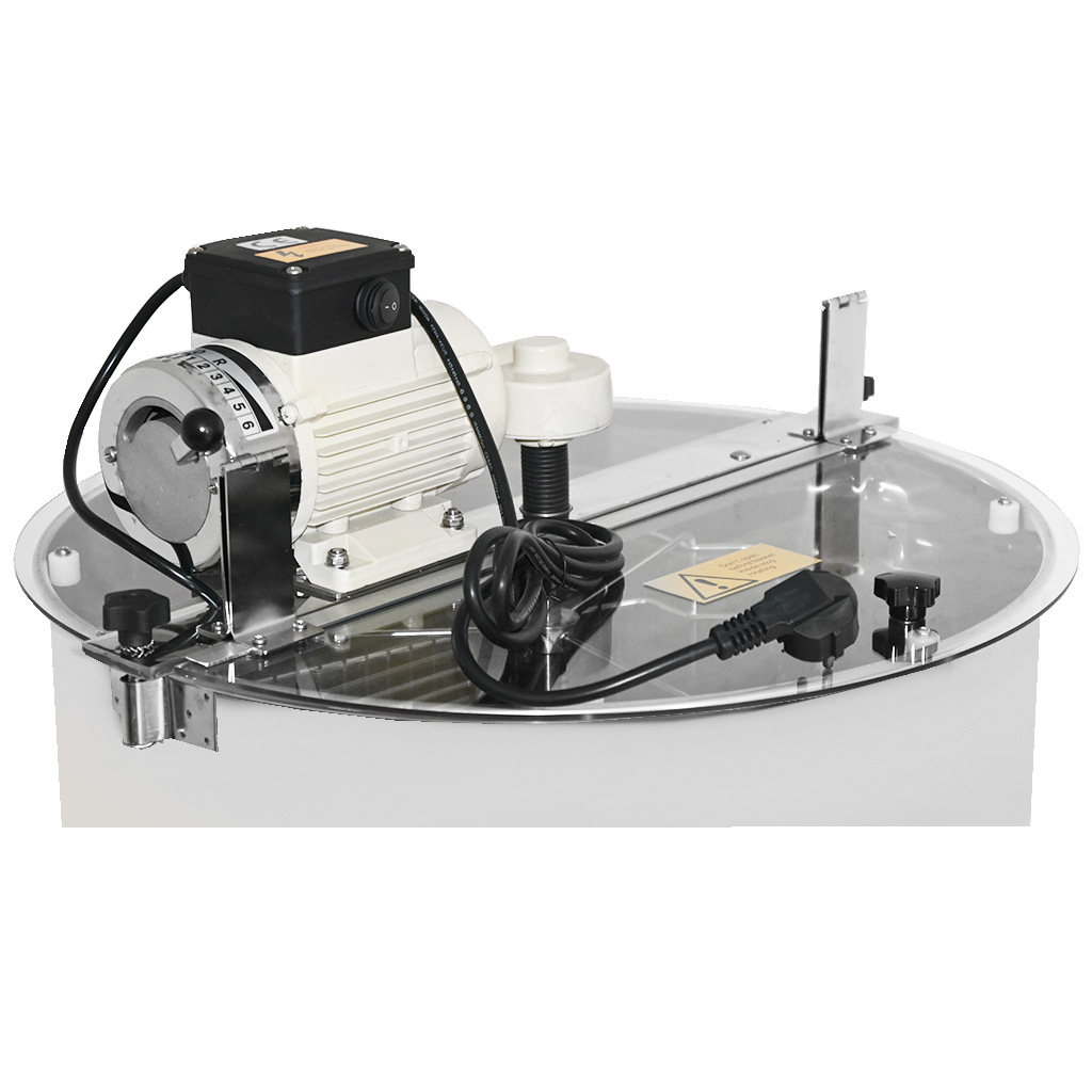 Honey extractor with container Mellarius OptiLine 3 frames with 230V electric drive P52