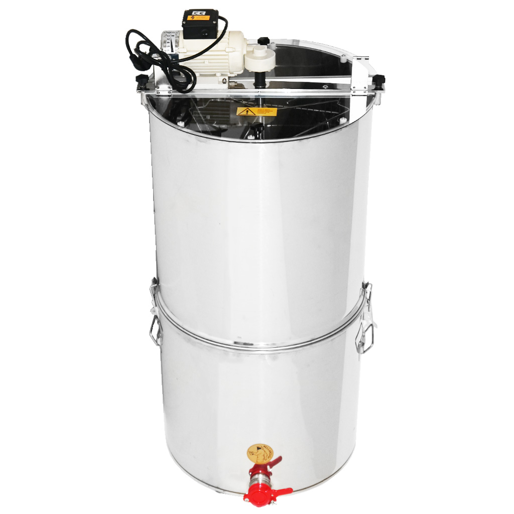 Honey extractor with container Mellarius OptiLine 3 frames with 230V electric drive P52