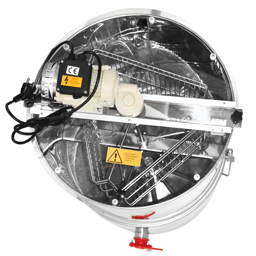Honey extractor with container Mellarius OptiLine 3 frames with 230V electric drive P52