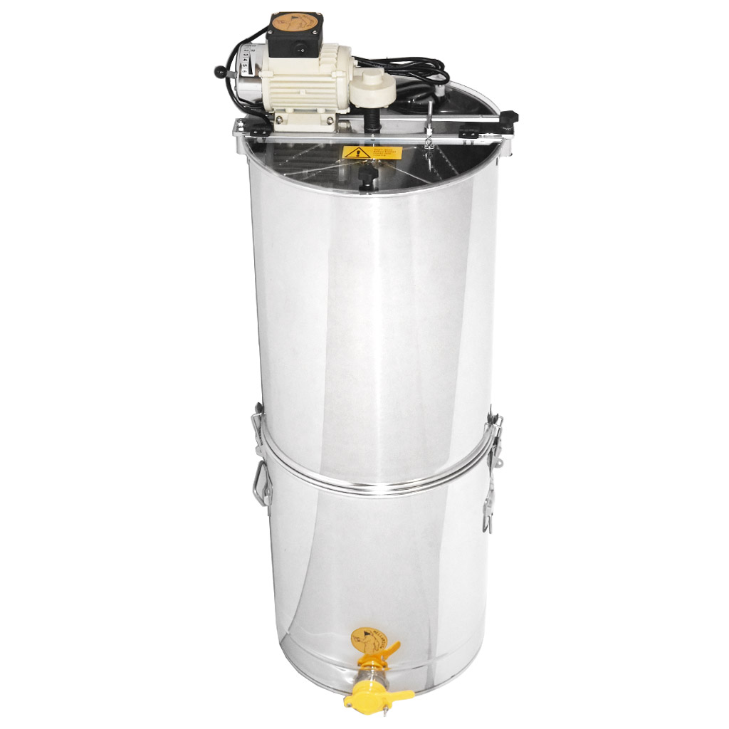 Mellarius OptiLine D40 electric 3 frame honey extractor with container