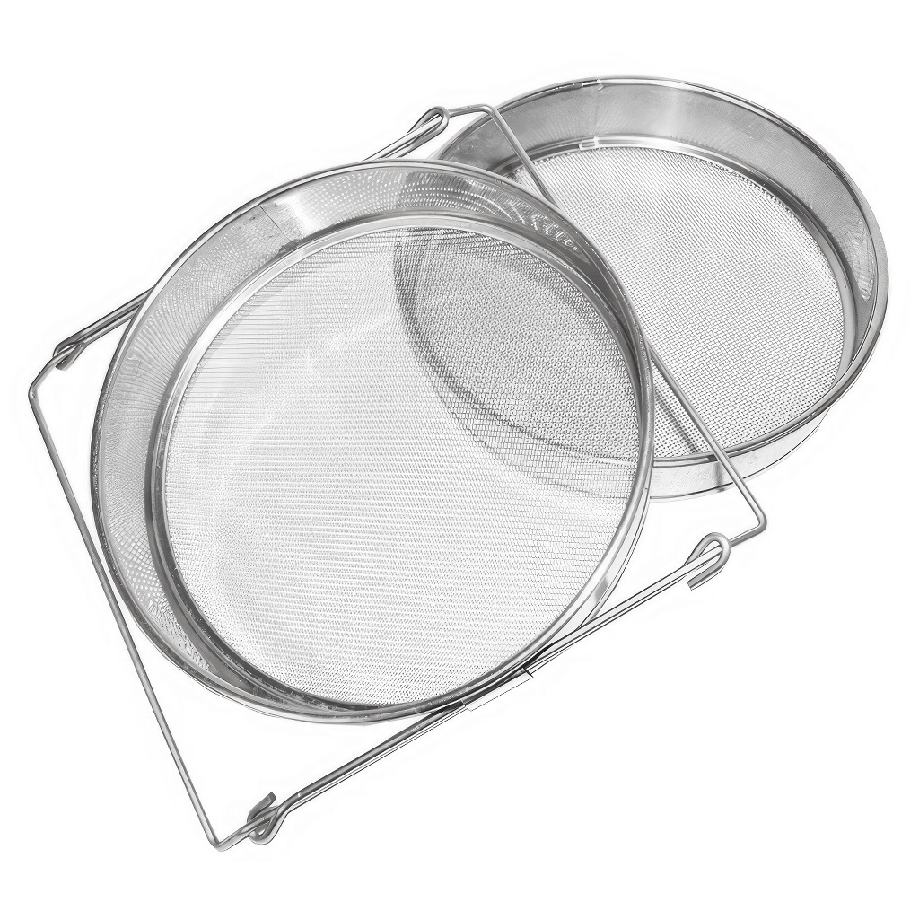 Double stainless steel honey filter DE4