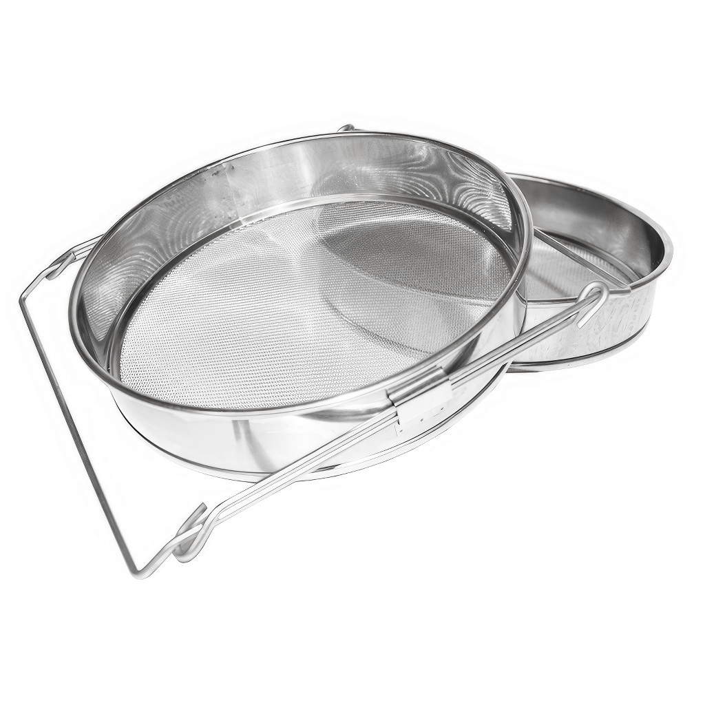Double stainless steel honey filter DE4