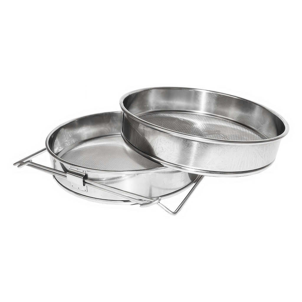 Double stainless steel honey filter DE4