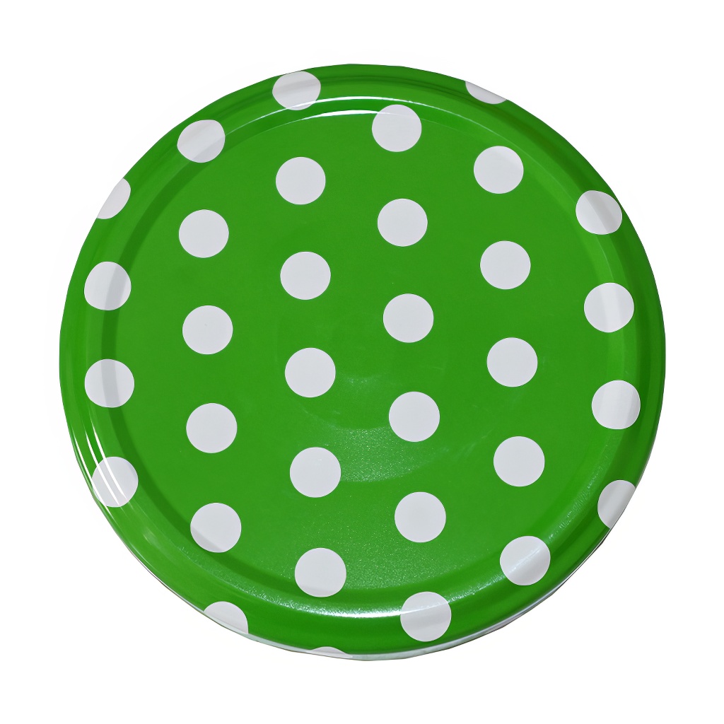 Lid TO 82 - green dots