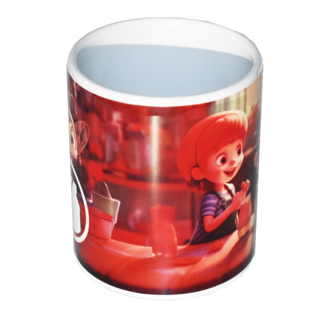 Cup with a children's motif of kids with honey