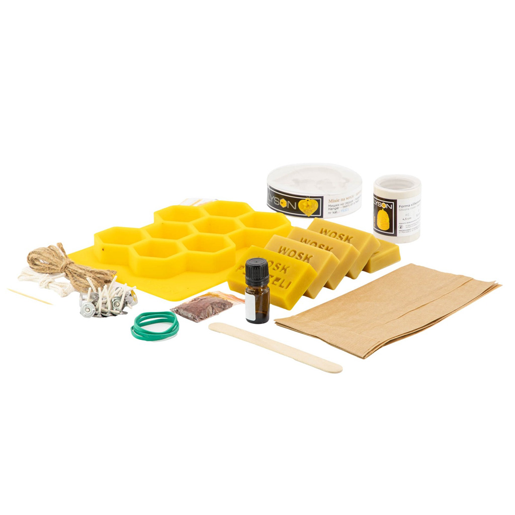 Creative candle making kit - bee motif