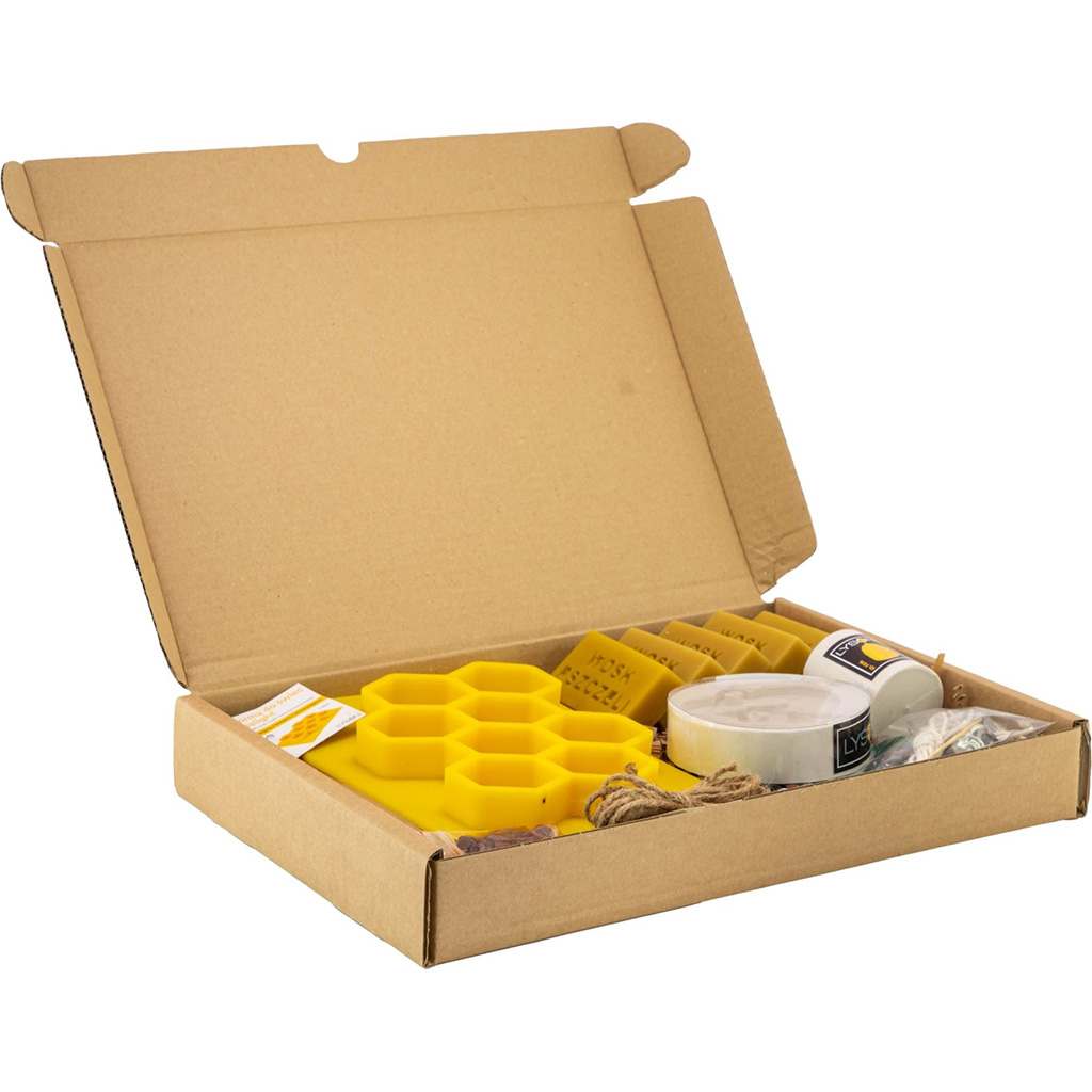 Creative candle making kit - bee motif
