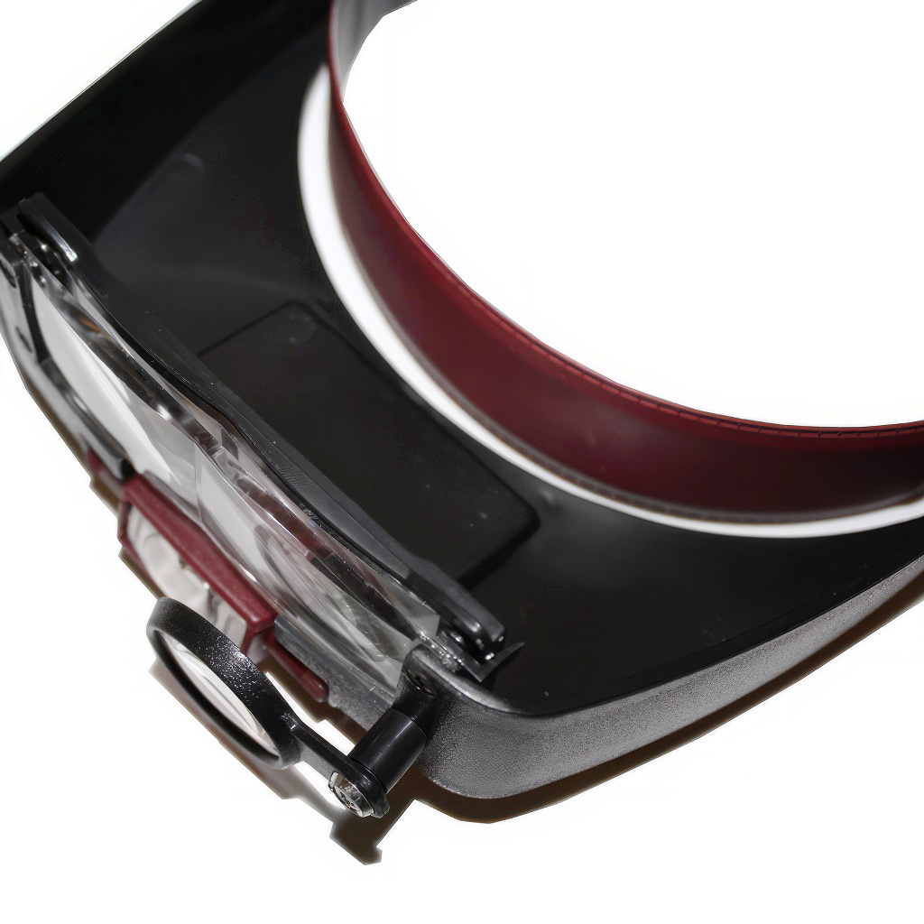 Lighted magnifying glass headset LED headband - Velleman®