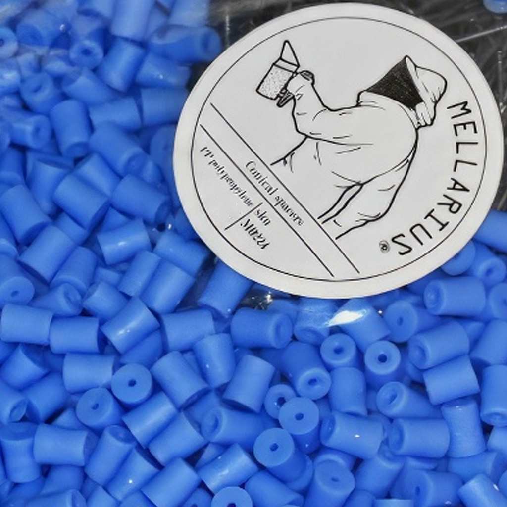 Conical spacers with nails 100 pcs - Blue