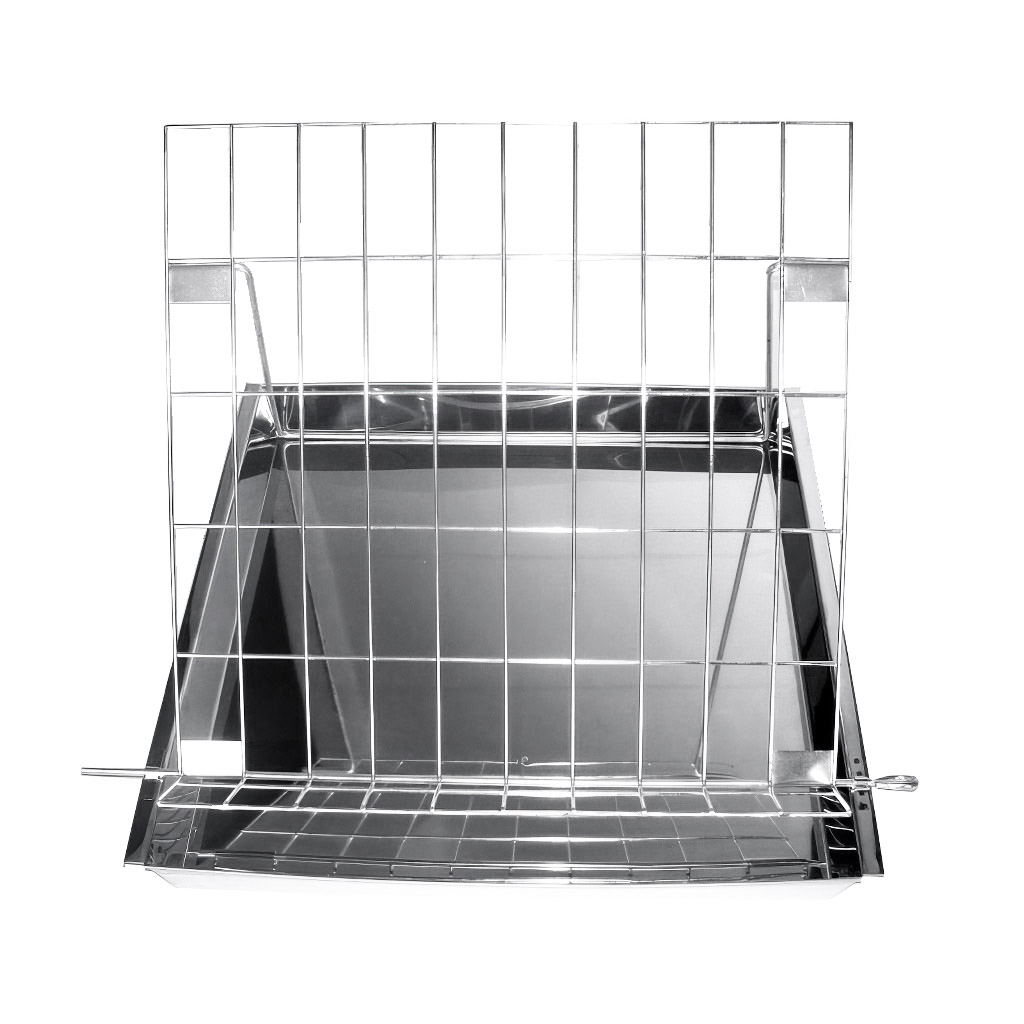 Stainless steel uncapping tray - type U