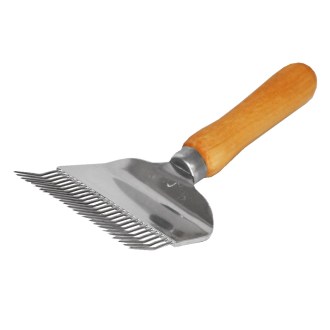 Stainless steel uncapping fork, 25 needles
