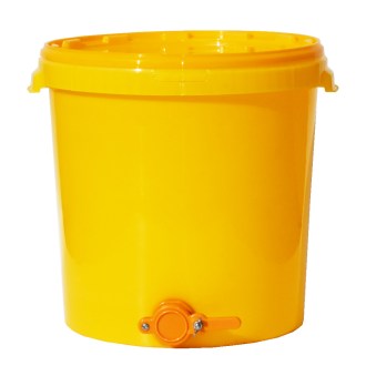 Honey tank 40 kg with valve - plastic