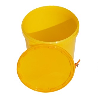 Honey tank 40 kg with valve - plastic