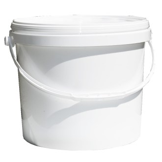 Plastic honey container 21 kg white