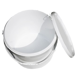Plastic honey container 21 kg white