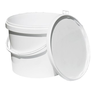 Plastic honey container 21 kg white