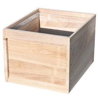 1.5x Full-depth hive box for Deutsch Normalmaß - 12 frames - schiene
