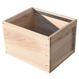 1.5x Full-depth hive box for Deutsch Normalmaß - 12 frames - schiene