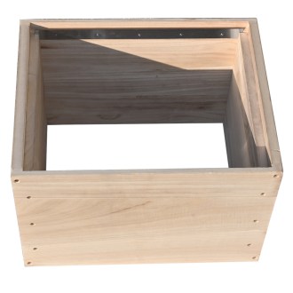 1.5x Full-depth hive box for Deutsch Normalmaß - 12 frames - schiene