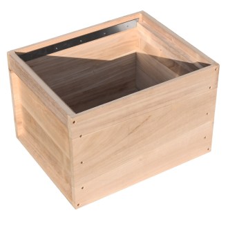 1.5x Full-depth hive box for Deutsch Normalmaß - 12 frames - schiene