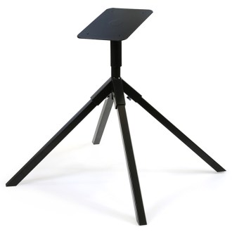 Rotating stand for solar wax melter - foldable