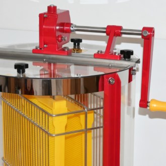Manual 2 frame honey extractor Mellarius ProLine, Ø 40 cm