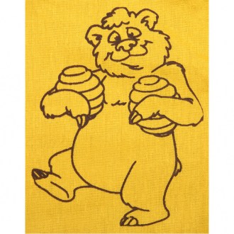 Gift bag for glass of honey - Bear