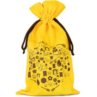 Gift bag for glass of honey - Hexagonal