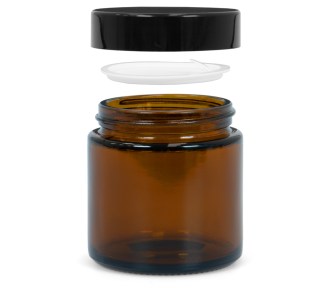 Brown glass jar 100 ml