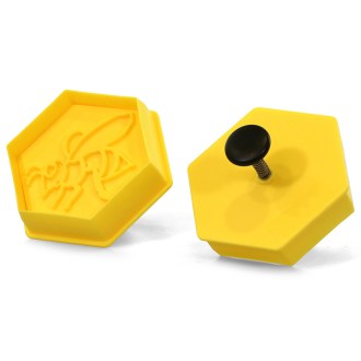 Bee-shaped cookie cutters