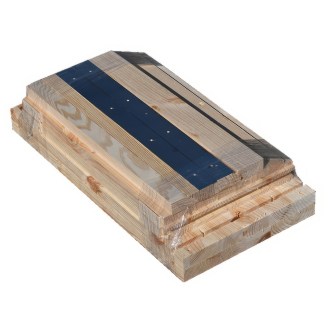 Full-depth hive box for Deutsch Normalmaß - 10 frames - schiene - decompose