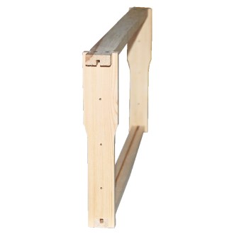 Langstroth frame 3/4 - 185 - Hoffman, hammered, pre-drilled, slotted 1 pc