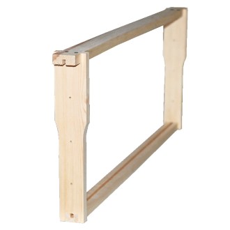 Langstroth frame 3/4 - 185 - Hoffman, hammered, pre-drilled, slotted 1 pc