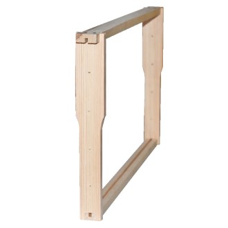 Langstroth frame  1/1 - 232 - Hoffman, hammered, pre-drilled, slotted 1 pc