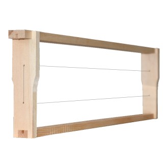 Langstroth frame 1/2 - 137 - Hoffman, hammered, wire tightened, with groove - 1 pc