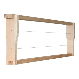 Langstroth frame 1/2 - 137 - Hoffman, wire tightened, with eyelet, with groove 1 pc