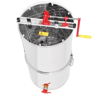 Honey extractor with container Mellarius OptiLine 4 frames manual P52