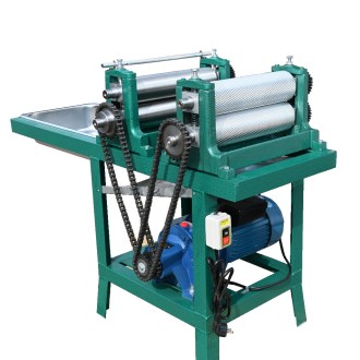 Electric foundation press with two rollers