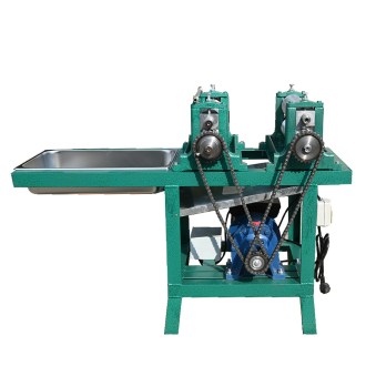 Electric foundation press with two rollers