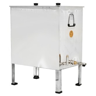 Stainless steel wax melter 62 x 42 cm