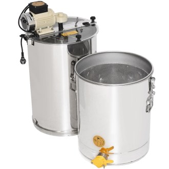 Mellarius OptiLine D40 electric 2 frame honey extractor with container